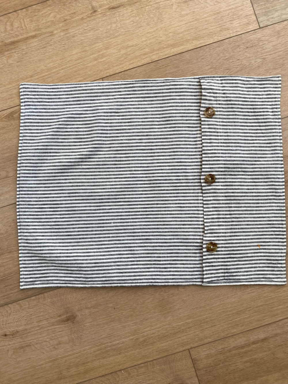 Pottery Barn Pinstripe Linen & Cotton Standard Full/Queen Sham Cottagecore